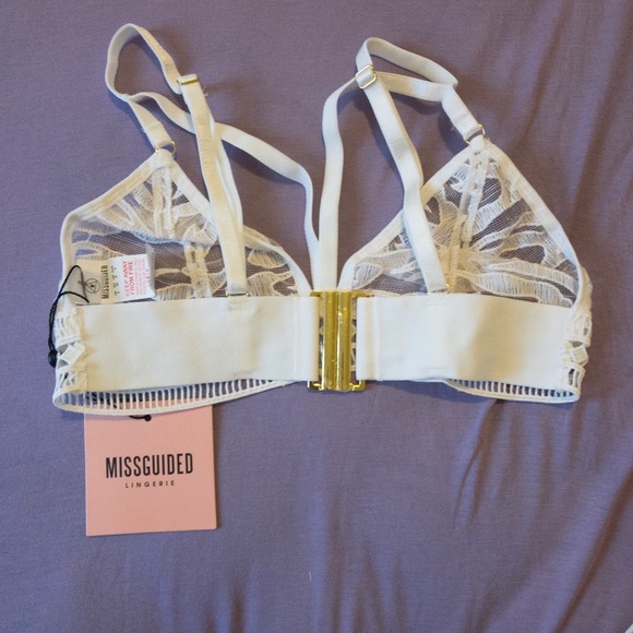 Missguided Lingerie Organza strappy triangle bra - Picture 4 of 4
